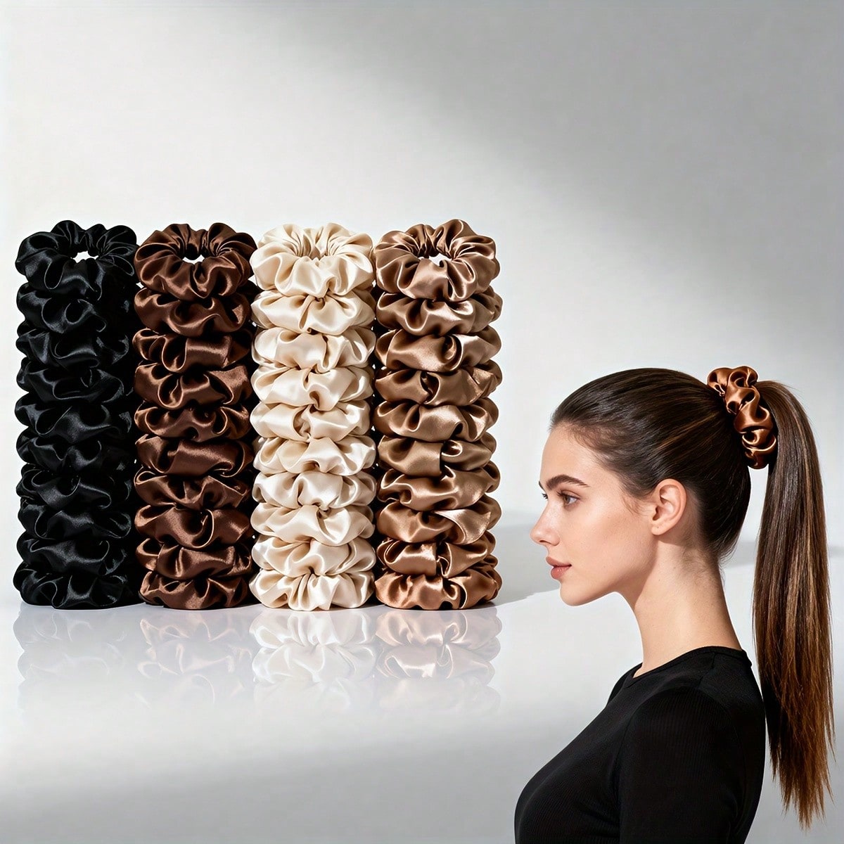 28pcs Satin Hair Scrunchies Se – Scrunchie Satin Set Bewertung und Preis
