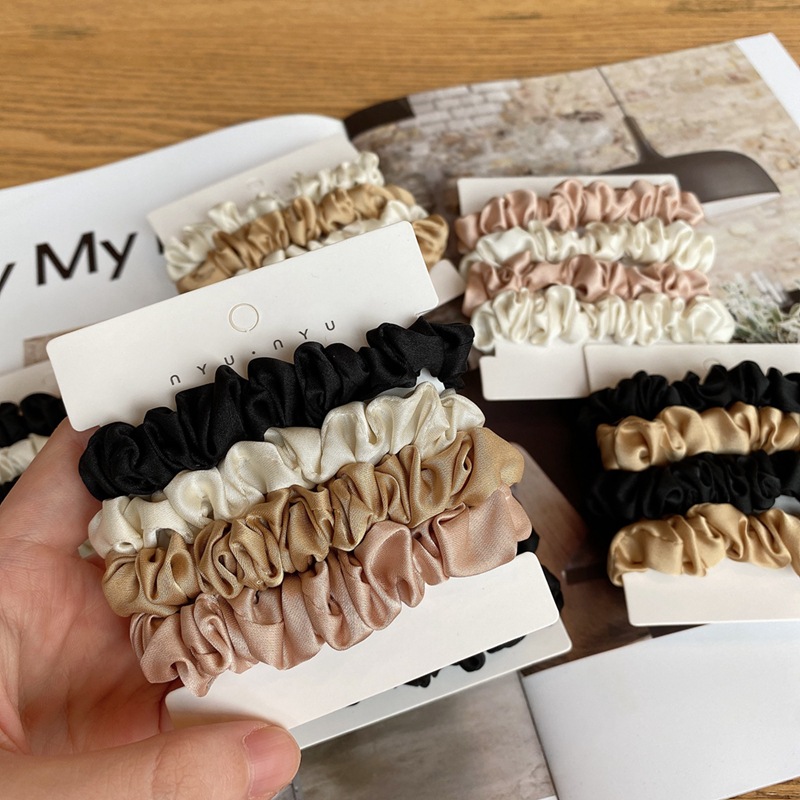 4PCS/Set Satin Silk Scrunchies – Scrunchie Satin Set Bewertung und Preis