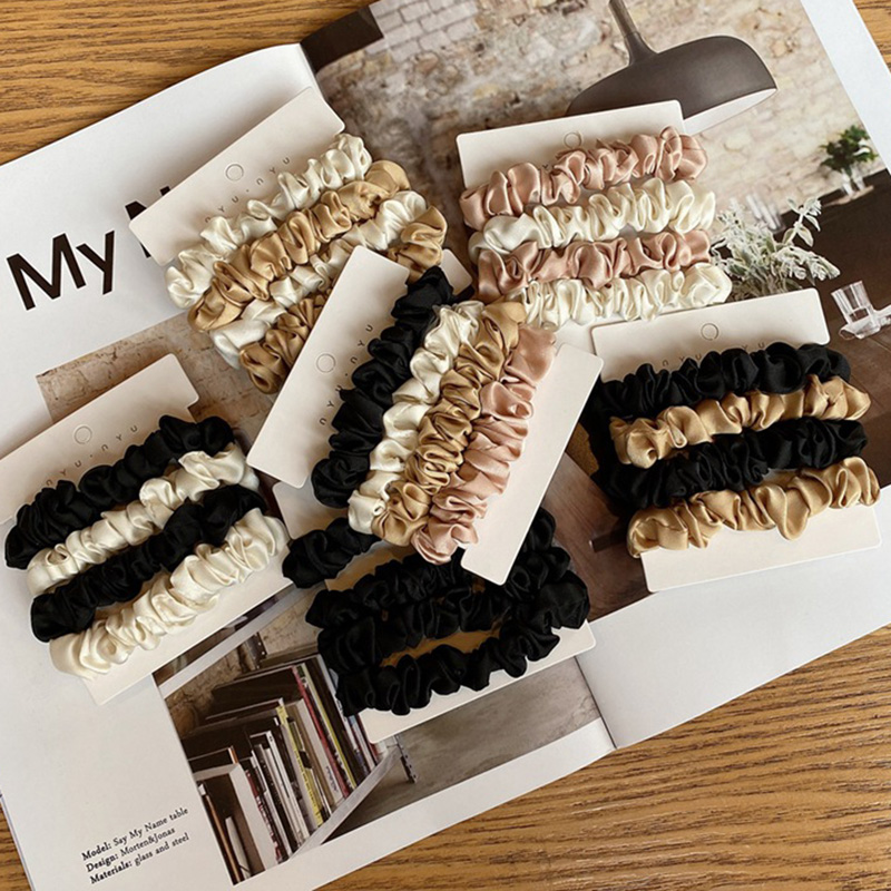 4PCS/Set Satin Silk Scrunchies – Scrunchie Satin Set Bewertung und Preis